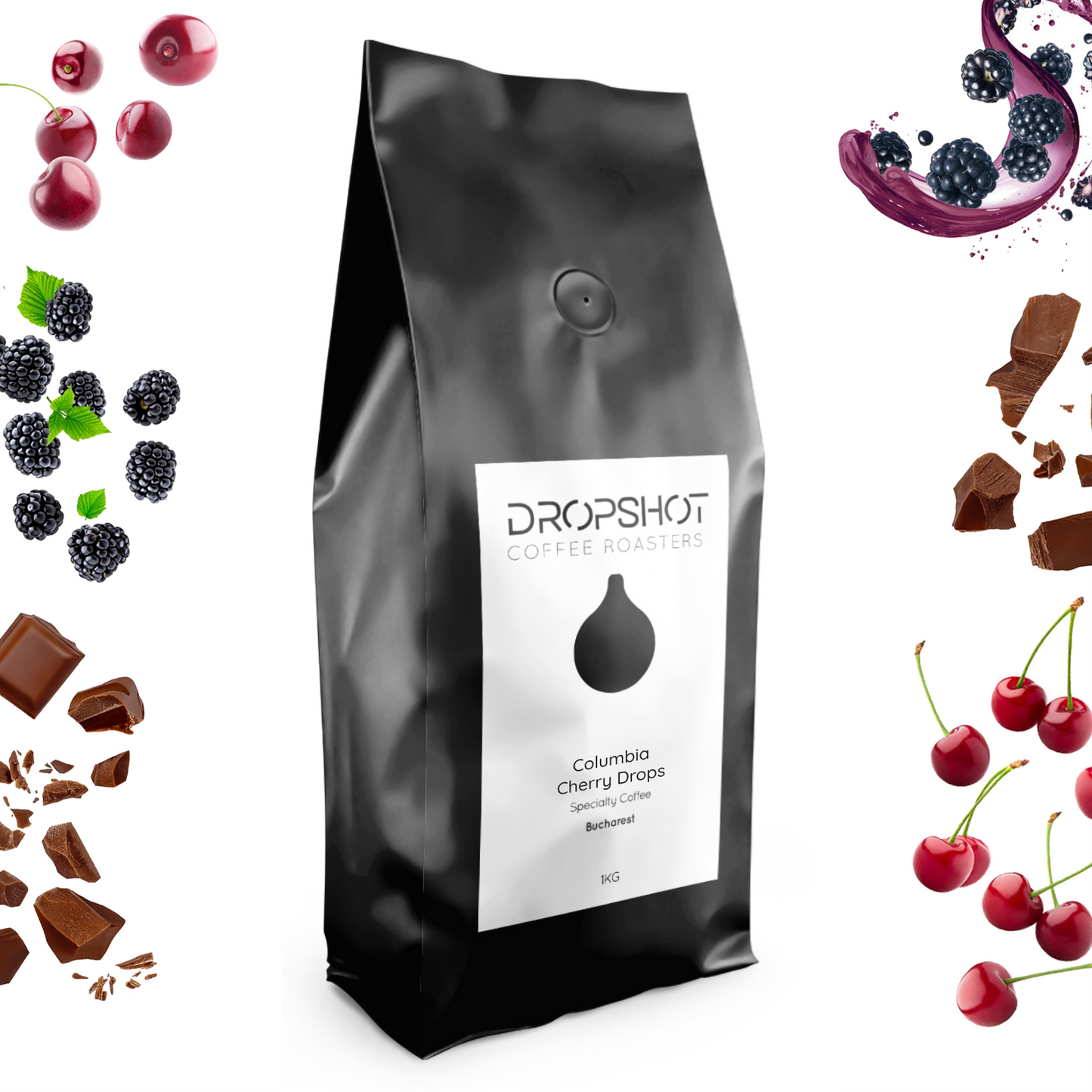 COLUMBIA CHERRY DROPS 1KG