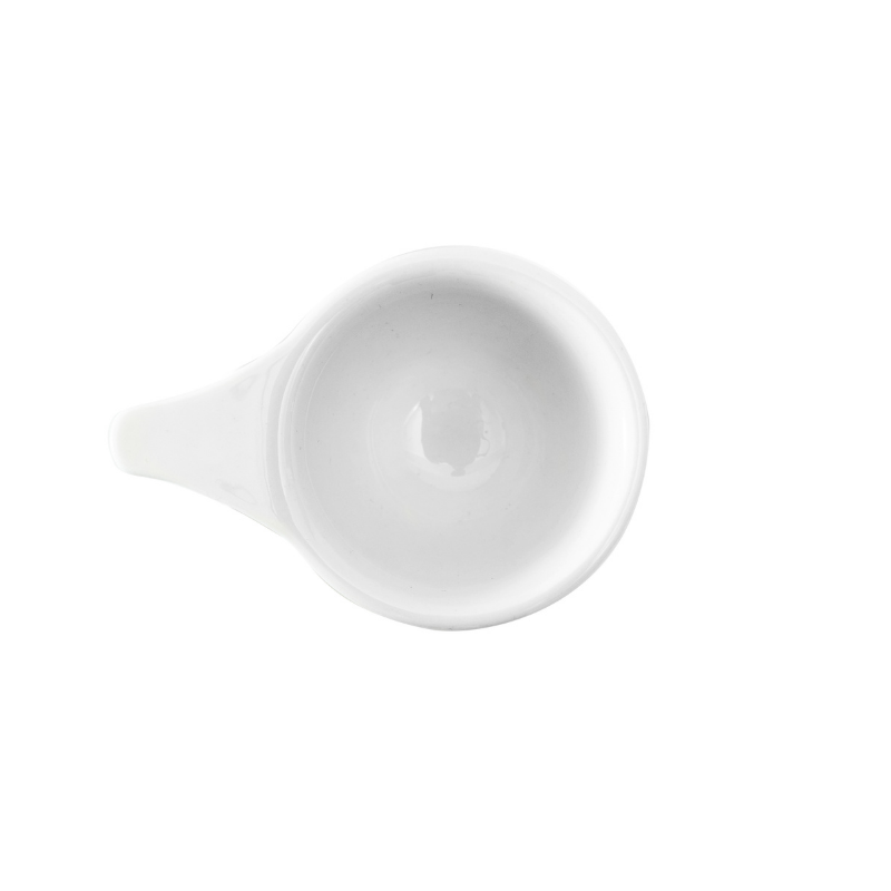 Ceramic cup Dropshot white
