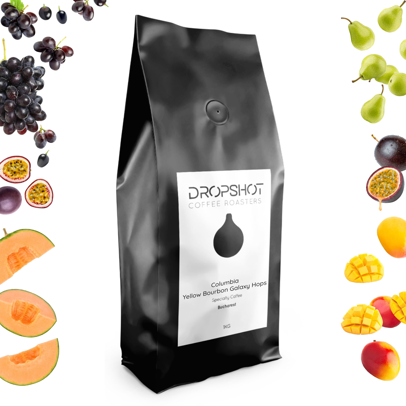 COLUMBIA YELLOW BOURBON GALAXY HOPS 1KG