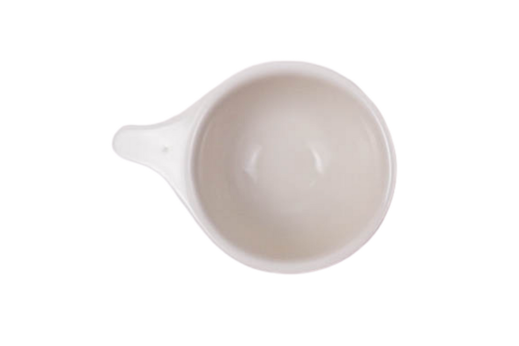 Ceramic white "DS" cup - Dropshot Coffee